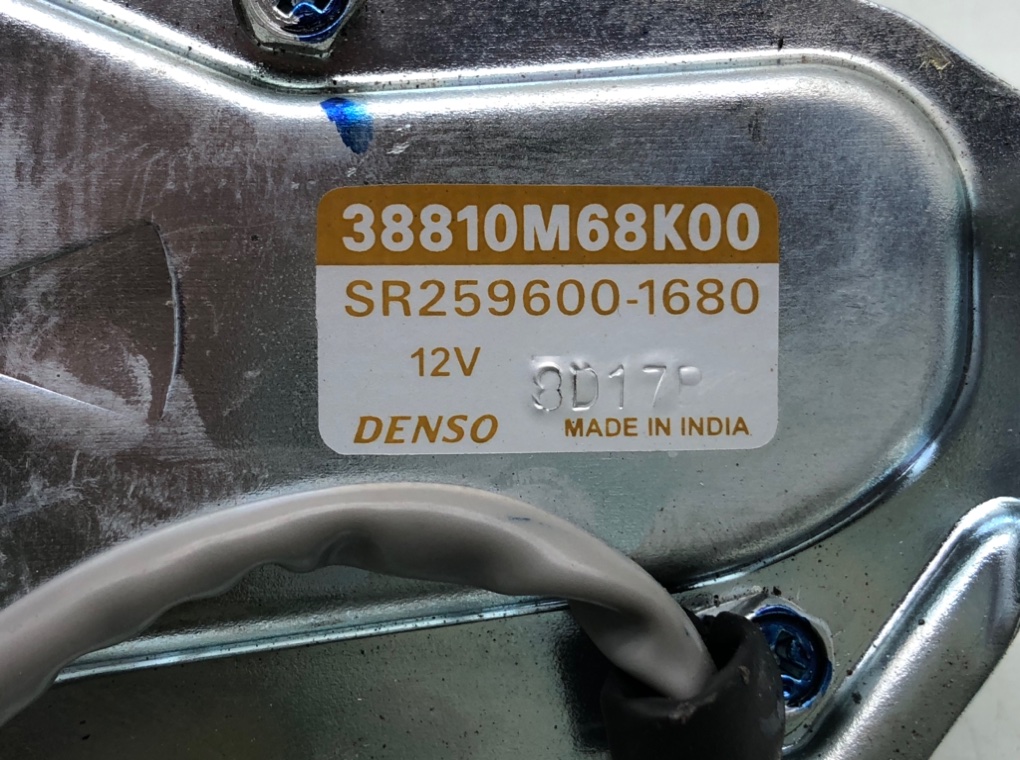 Моторчик заднего стеклоочистителя (дворника) для Suzuki Alto, 2009 г. 1.0 i бензин б/у — фото 5