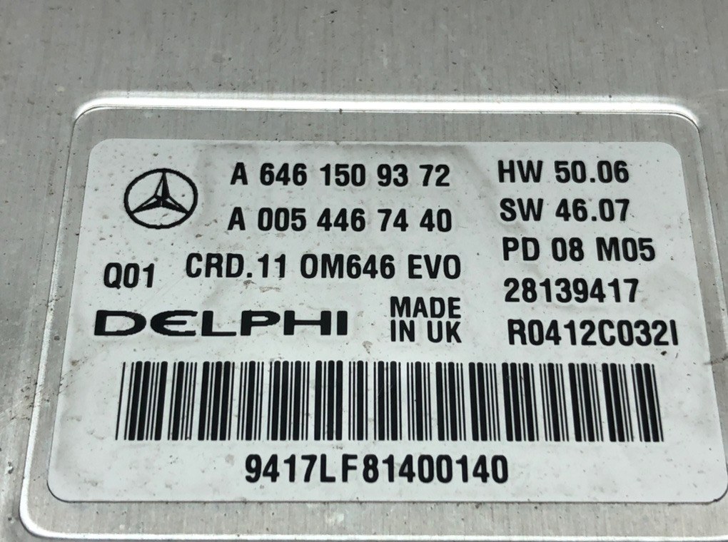 Блок управления двигателем для Mercedes C W204, 2008 г. 2.2 CDi дизель б/у — фото 5