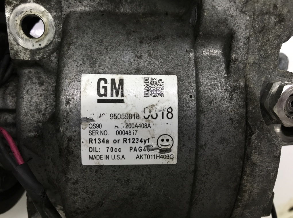 Компрессор кондиционера для Chevrolet Aveo, 2013 г. 1.4 i бензин б/у — фото 6