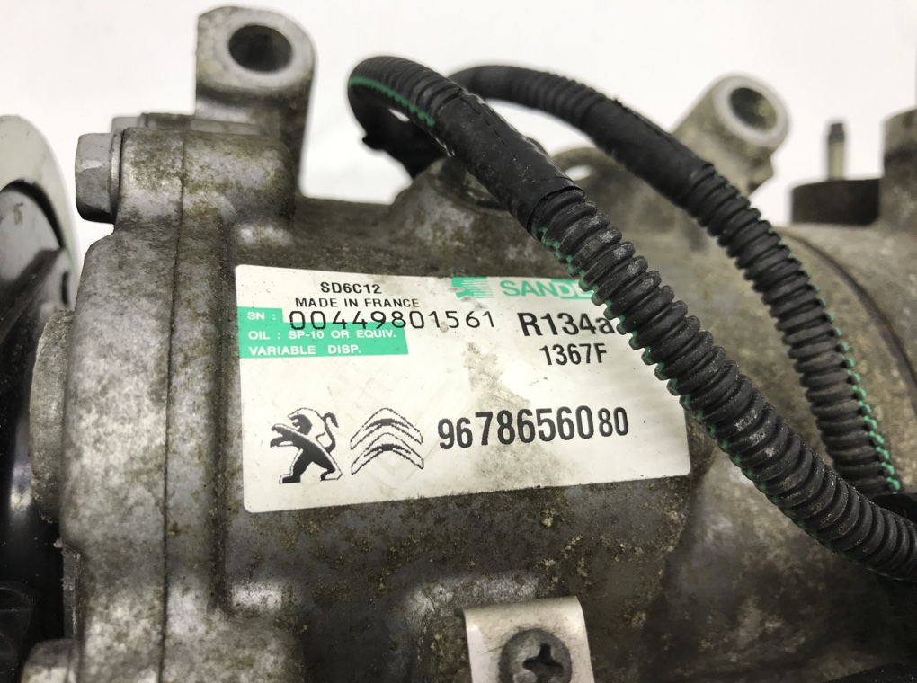 Компрессор кондиционера для Citroen C3 Picasso, 2015 г. 1.4 i бензин б/у — фото 5
