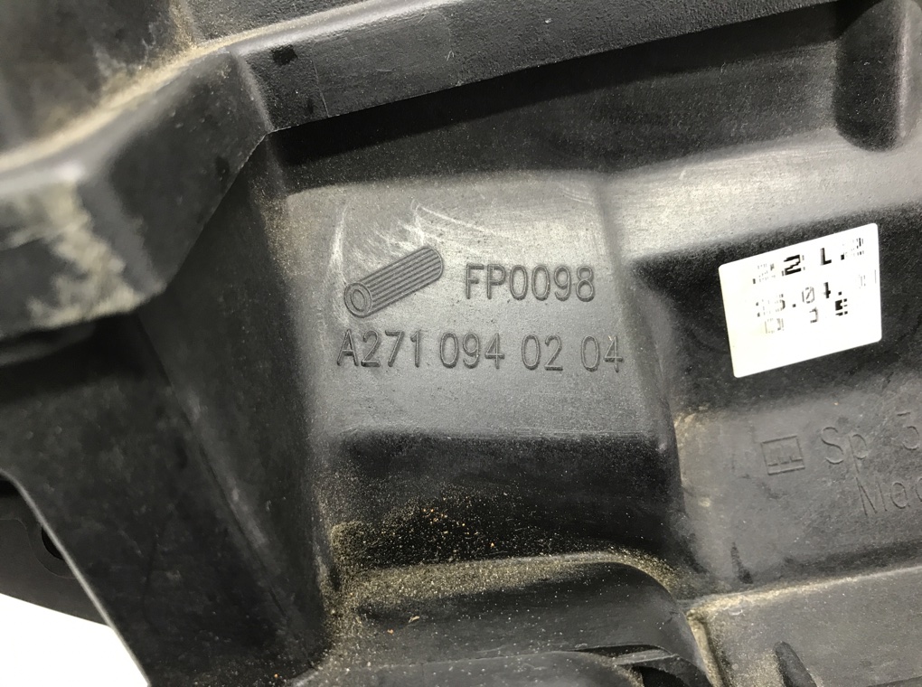 Корпус воздушного фильтра для Mercedes C W204, 2009 г. 1.6 i бензин б/у — фото 7