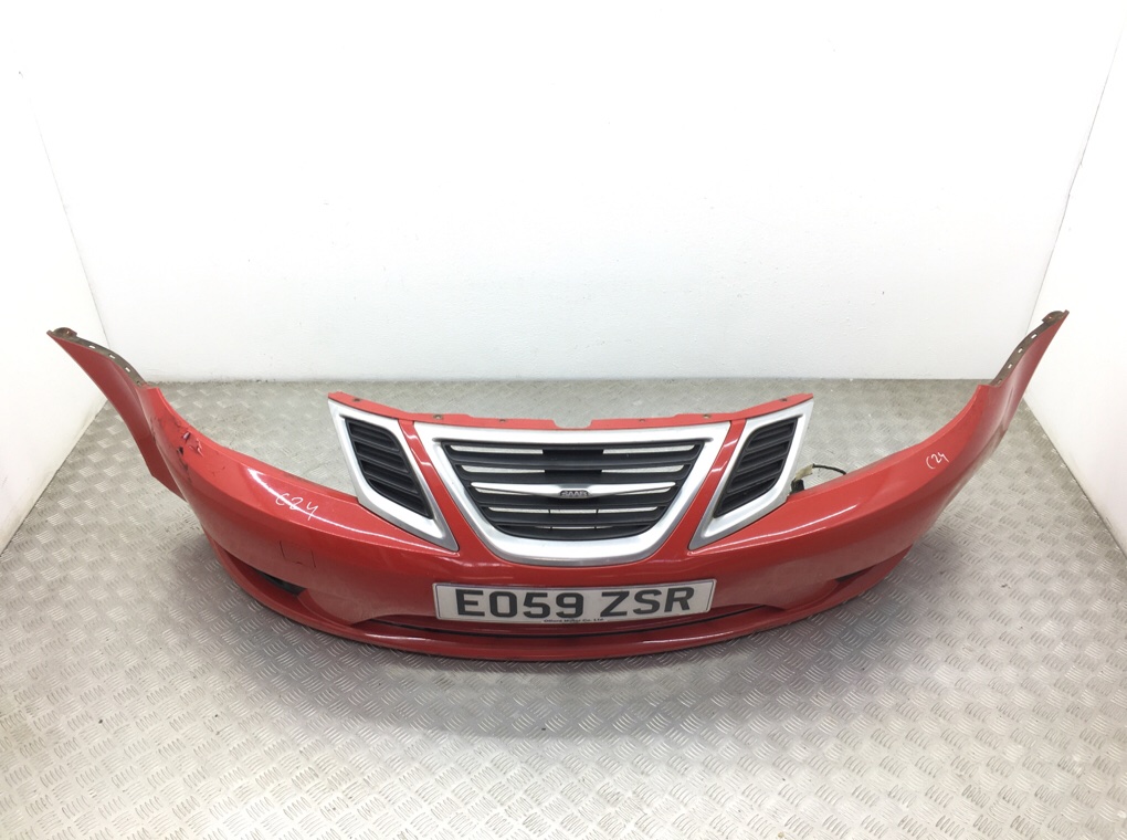 Бампер передний для Saab 9-3, 2009 г. 1.9 CDTi дизель б/у — фото 2