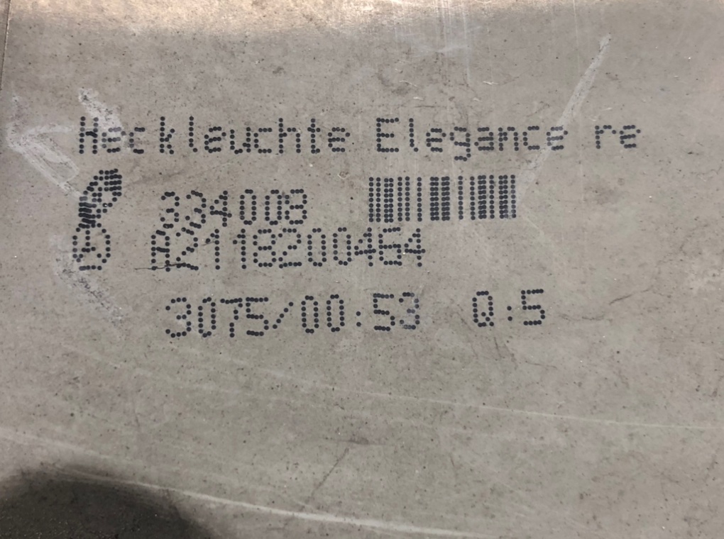 Фонарь задний правый для Mercedes E W211, 2005 г. 2.7 CDi дизель б/у — фото 5