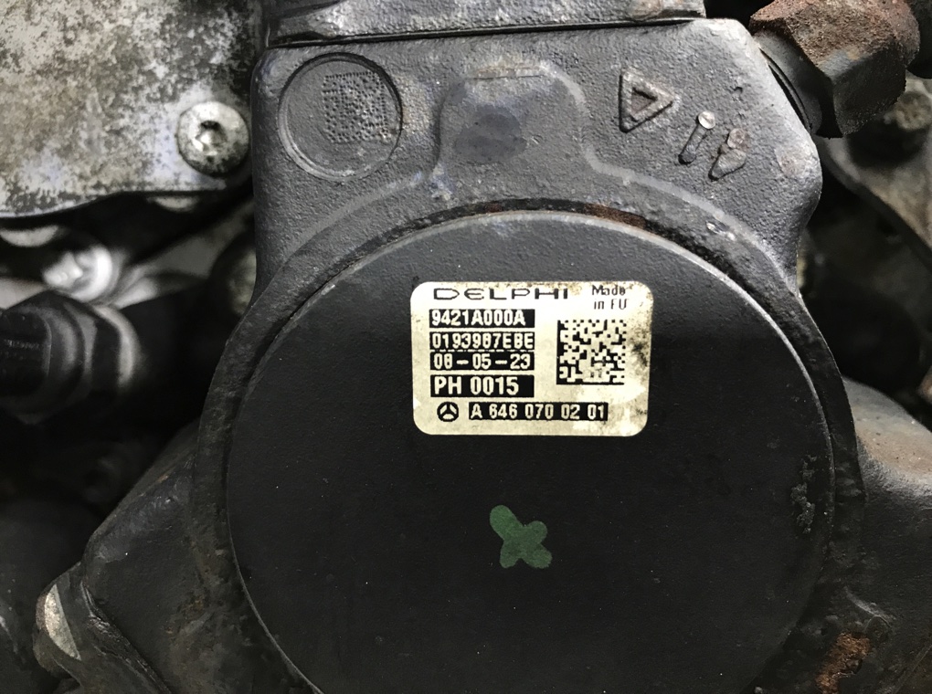 Двигатель для Mercedes C W204, 2008 г. 2.2 CDi дизель б/у — фото 7