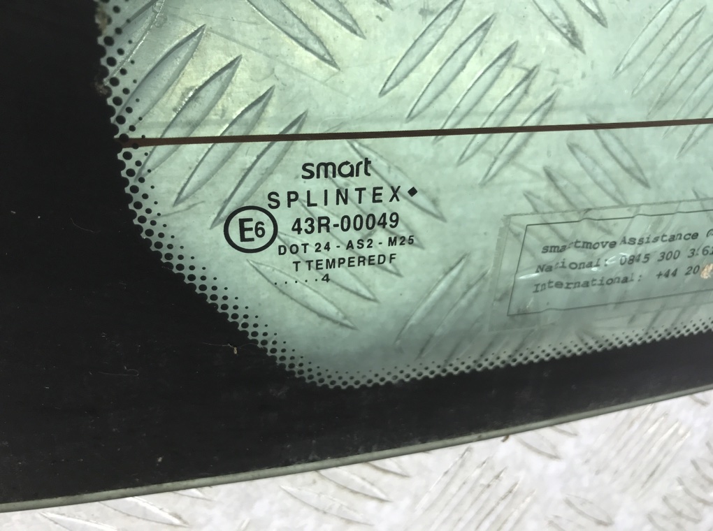 Стекло заднее для Smart Fortwo, 2004 г. 0.7 i бензин б/у — фото 5