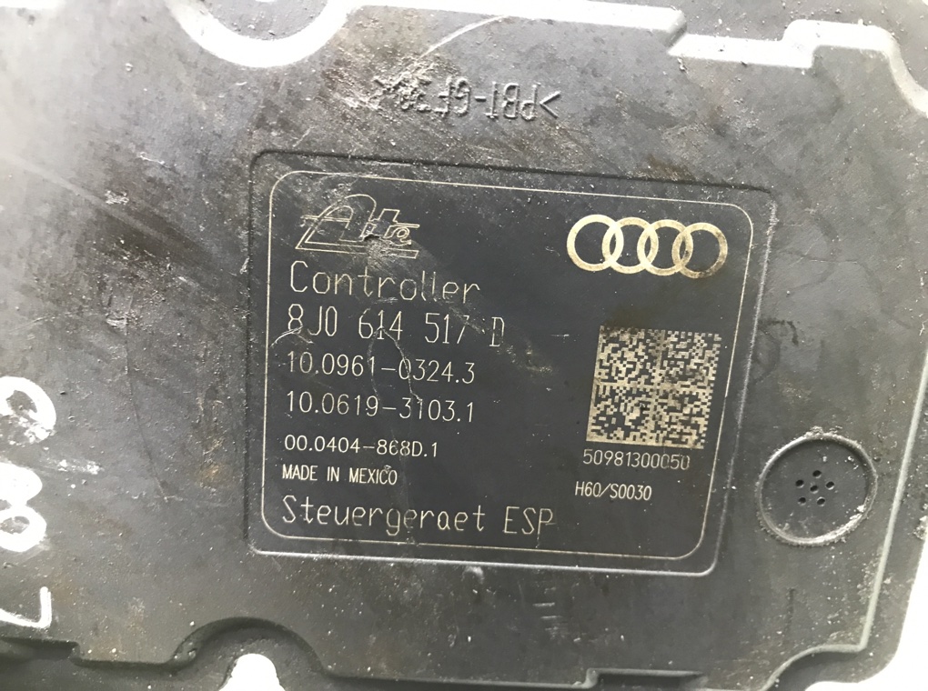 Блок ABS для Audi TT, 2009 г. 2.0 TDi дизель б/у — фото 7