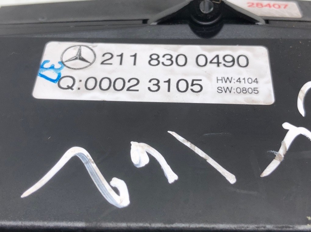 Блок управления печки/климат-контроля для Mercedes E W211, 2005 г. 2.2 CDi дизель б/у — фото 5