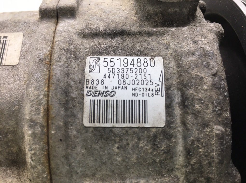 Компрессор кондиционера для Fiat Punto, 2007 г. 1.4 i бензин б/у — фото 5