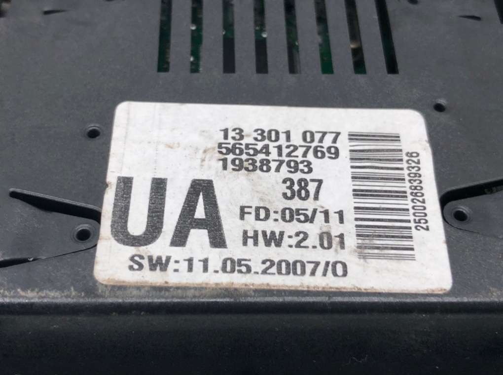 Дисплей для Opel Zafira, 2011 г. 1.7 CDTi дизель б/у — фото 5