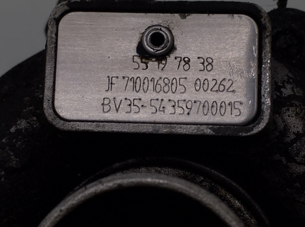 Турбина для Opel Astra, 2007 г. 1.3 CDTi дизель б/у — фото 6