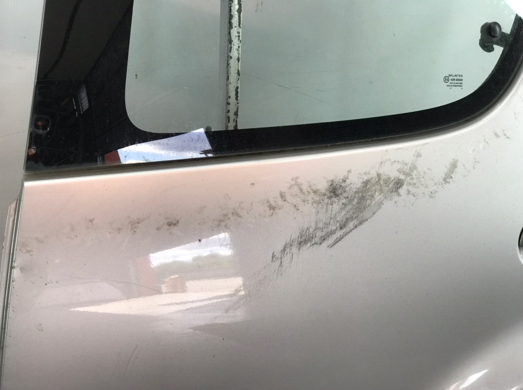 Дверь задняя левая для Peugeot 107, 2008 г. 1.0 i бензин б/у — фото 3
