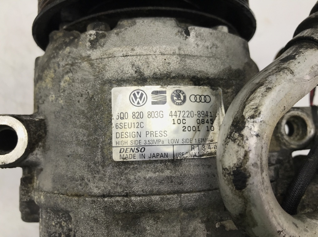 Компрессор кондиционера для Volkswagen Polo, 2002 г. 1.2 i бензин б/у — фото 5