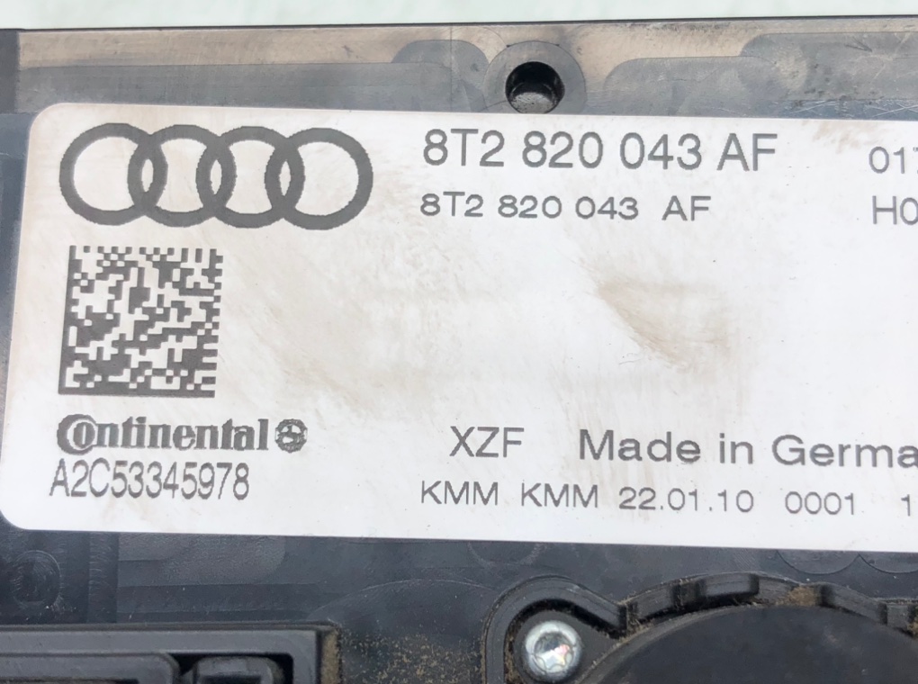 Блок управления печки/климат-контроля для Audi A5, 2010 г. 2.0 TDi дизель б/у — фото 5