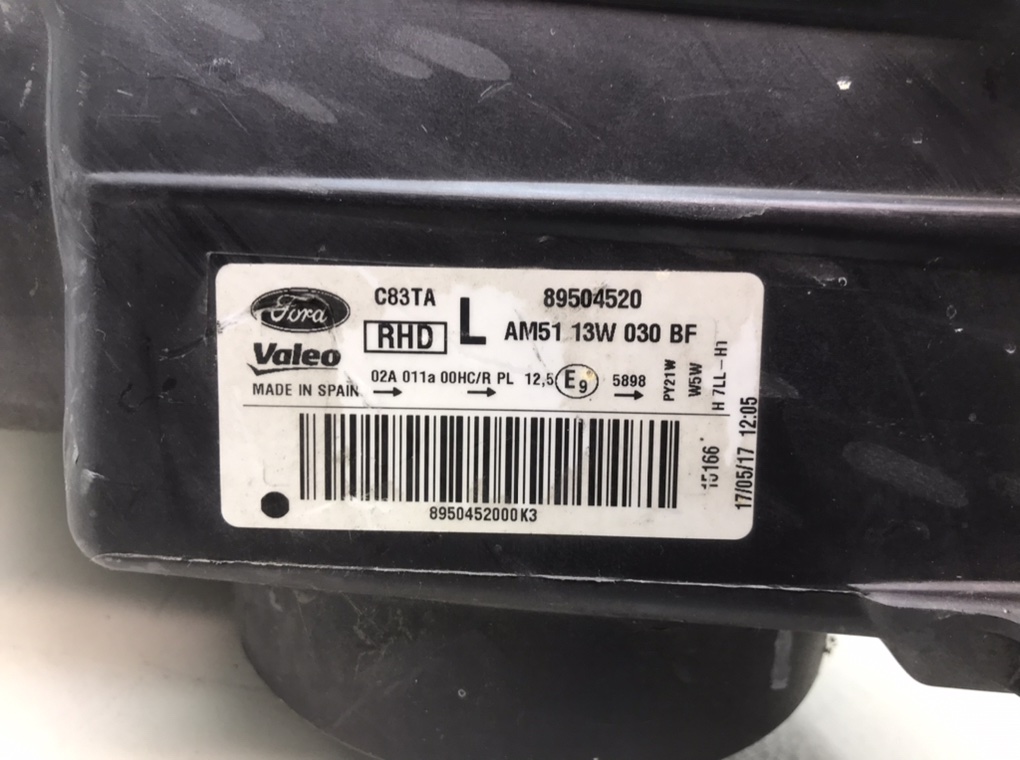 Фара левая для Ford C-Max, 2014 г. 1.6 TDCi дизель б/у — фото 6