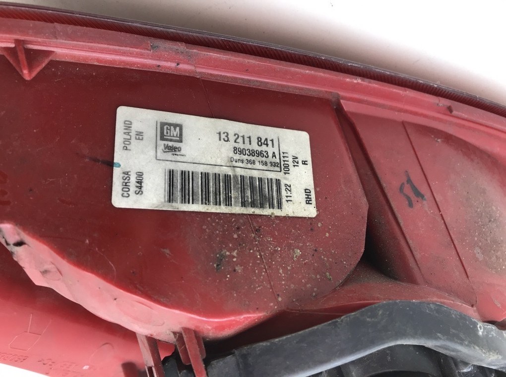 Фонарь задний правый для Opel Corsa, 2011 г. 1.3 CDTi дизель б/у — фото 5