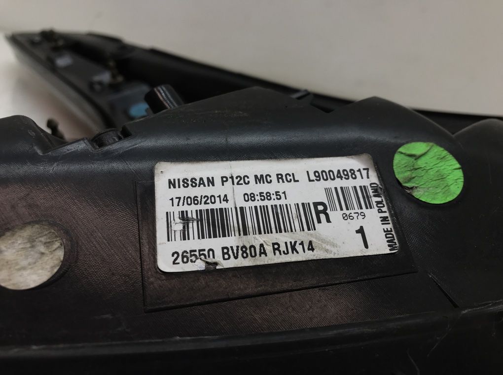 Фонарь задний правый для Nissan Juke, 2014 г. 1.2 Ti бензин б/у — фото 5