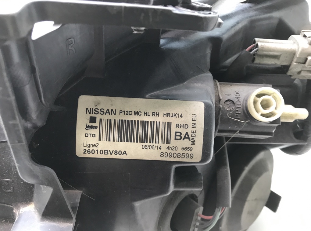 Фара правая для Nissan Juke, 2014 г. 1.2 Ti бензин б/у — фото 7