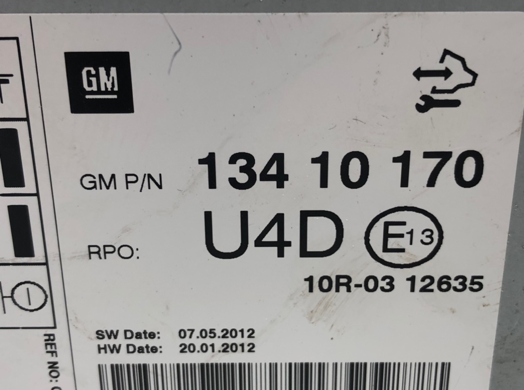 Блок радио для Opel Mokka, 2012 г. 1.7 CDTi дизель б/у — фото 5
