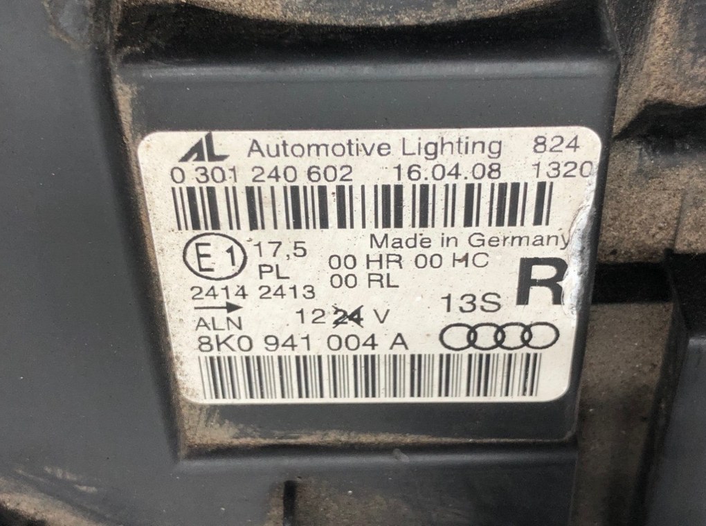 Фара правая для Audi A4, 2008 г. 2.0 TDi дизель б/у — фото 7