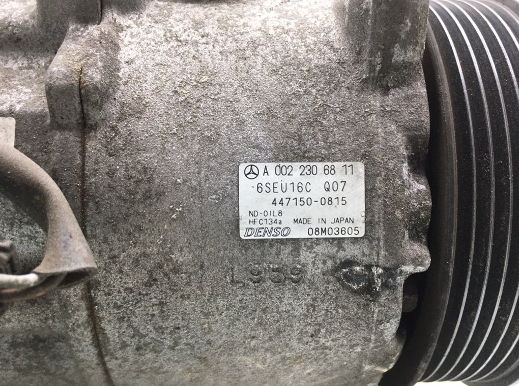 Компрессор кондиционера для Mercedes A W169, 2011 г. 1.5 i бензин б/у — фото 6