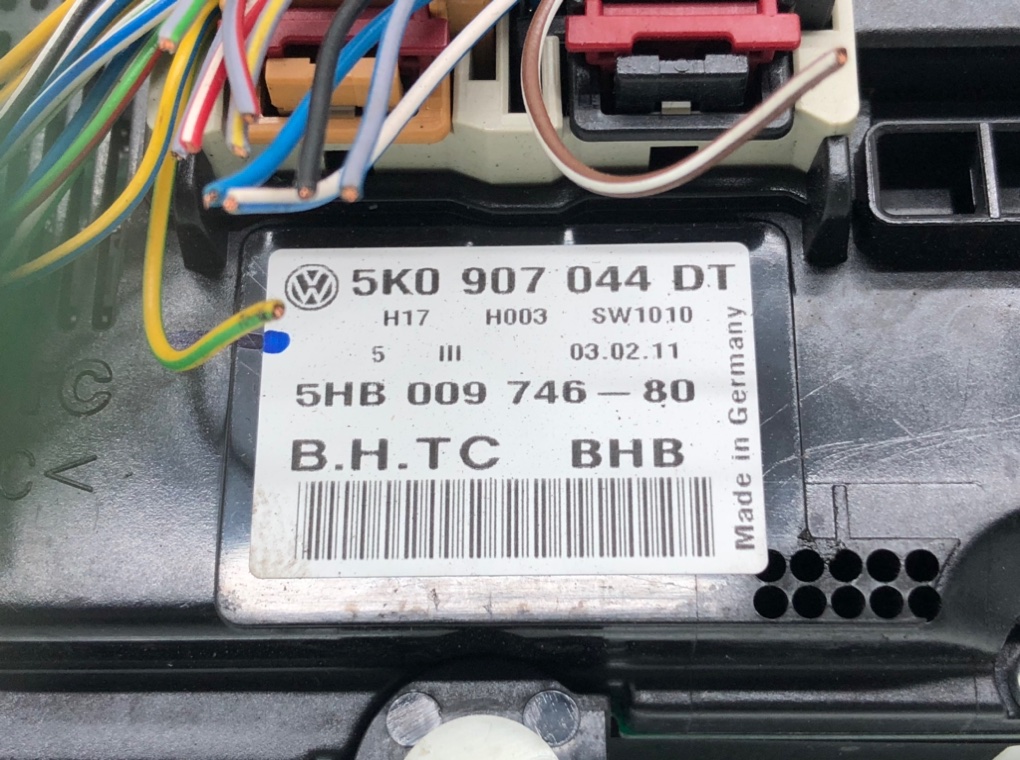 Блок управления печки/климат-контроля для Volkswagen Passat, 2011 г. 1.6 TDi дизель б/у — фото 5