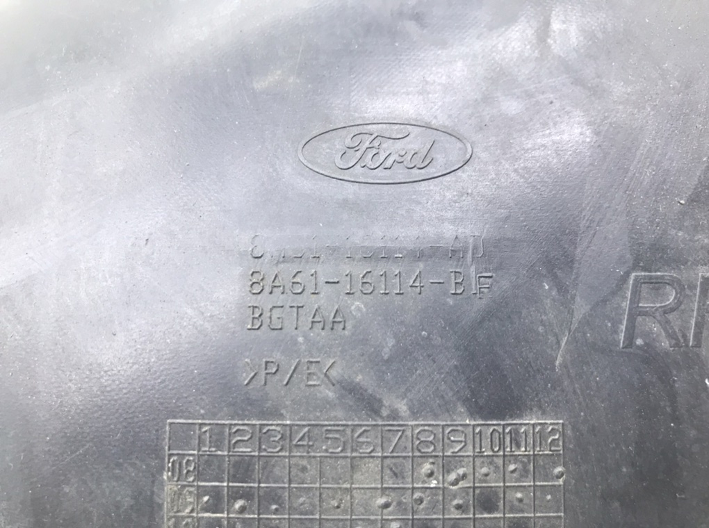 Защита арок передняя правая (подкрылок) для Ford Fiesta, 2011 г. 1.6 TDCi дизель б/у — фото 7