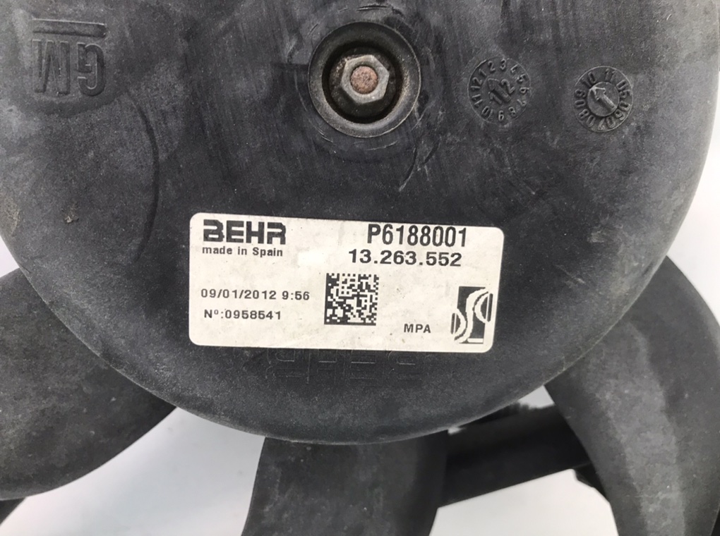Вентилятор радиатора для Opel Corsa, 2012 г. 1.2 i бензин б/у — фото 6
