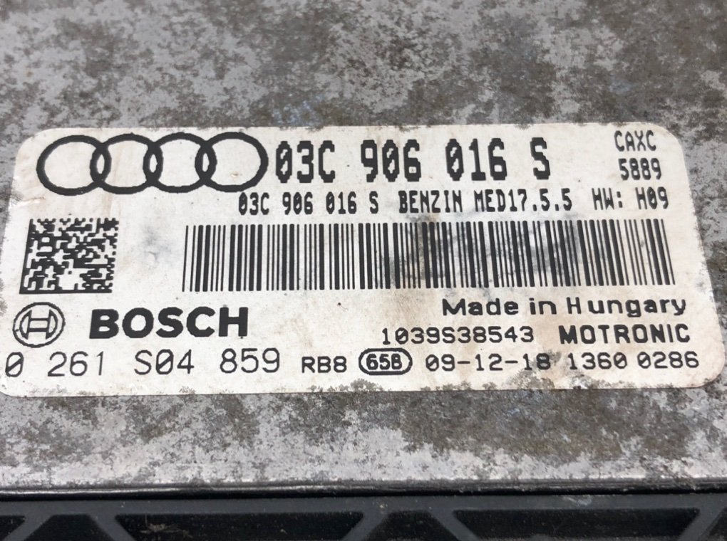 Блок управления двигателем для Audi A3, 2010 г. 1.4 TFSI бензин б/у — фото 5