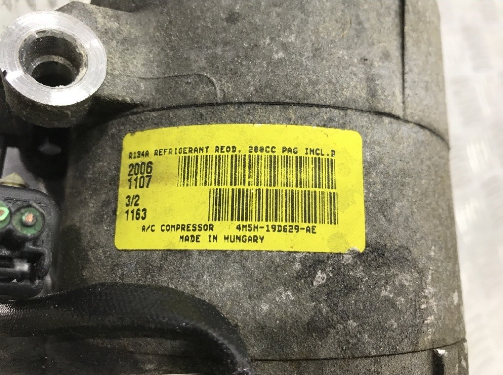 Компрессор кондиционера для Ford Focus, 2007 г. 1.8 TDCi дизель б/у — фото 5