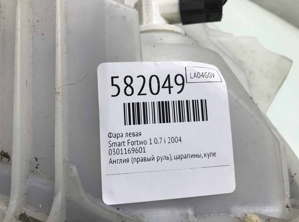Фара левая для Smart Fortwo, 2004 г. 0.7 i бензин б/у — фото 8