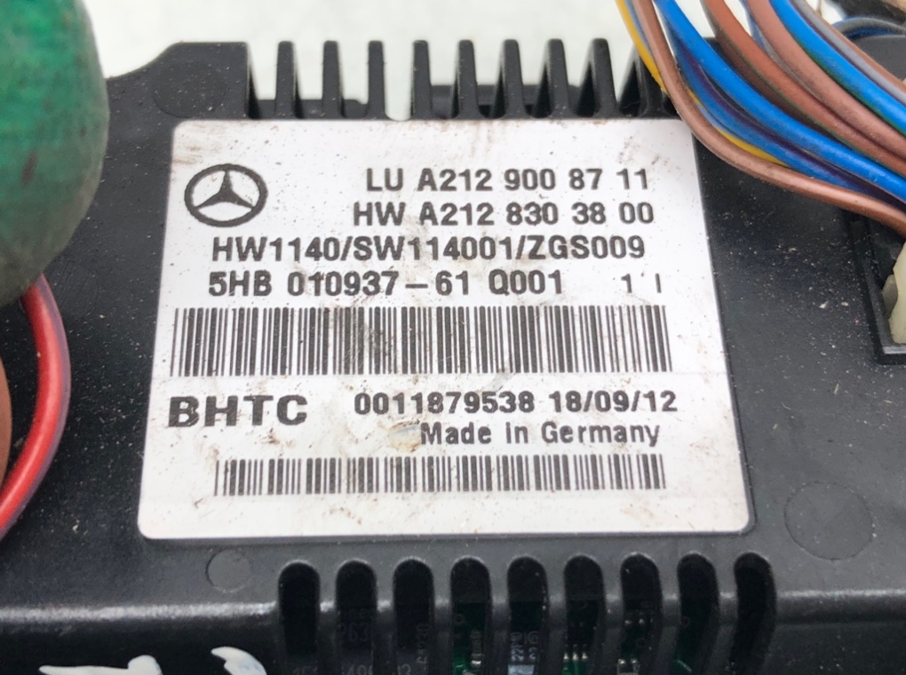 Блок управления печки/климат-контроля для Mercedes E C207, 2012 г. 2.2 CDi дизель б/у — фото 5