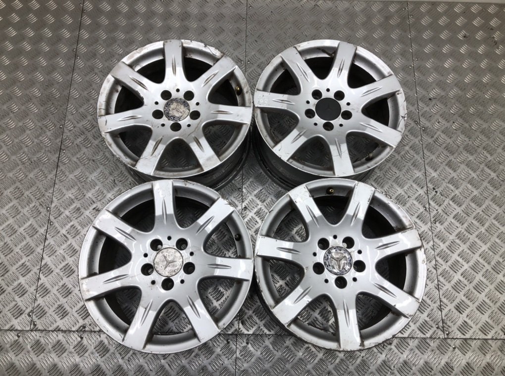 Диски литые R16 для Mercedes-Benz E (8.0Jx16 5x112 ET36 DIA66.6) б/у — 4 шт.