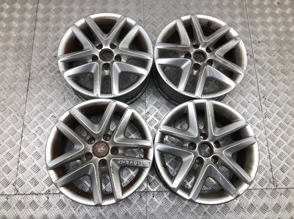 Диски литые R16 для Volkswagen Tiguan (6.5Jx16 5x112 ET33 DIA57.1) б/у — 4 шт.