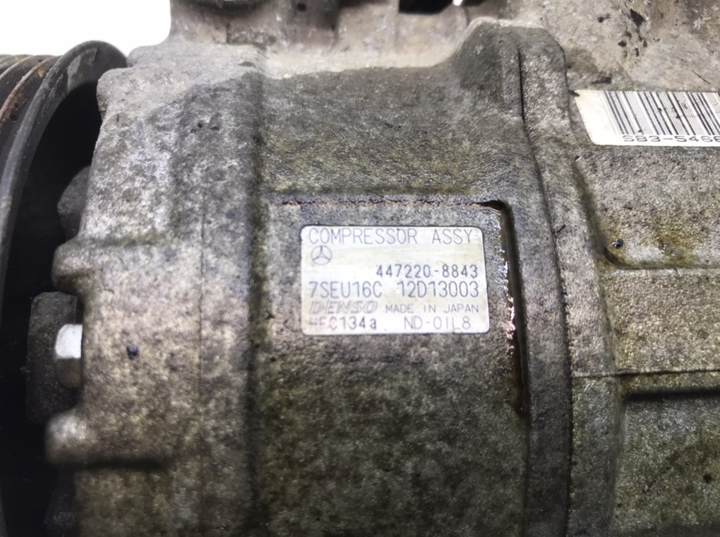 Компрессор кондиционера для Mercedes C W203, 2003 г. 1.8 i бензин б/у — фото 8