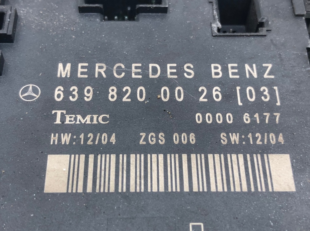 Блок управления двери для Mercedes Vito W639, 2006 г. 3.0 CDi дизель б/у — фото 5