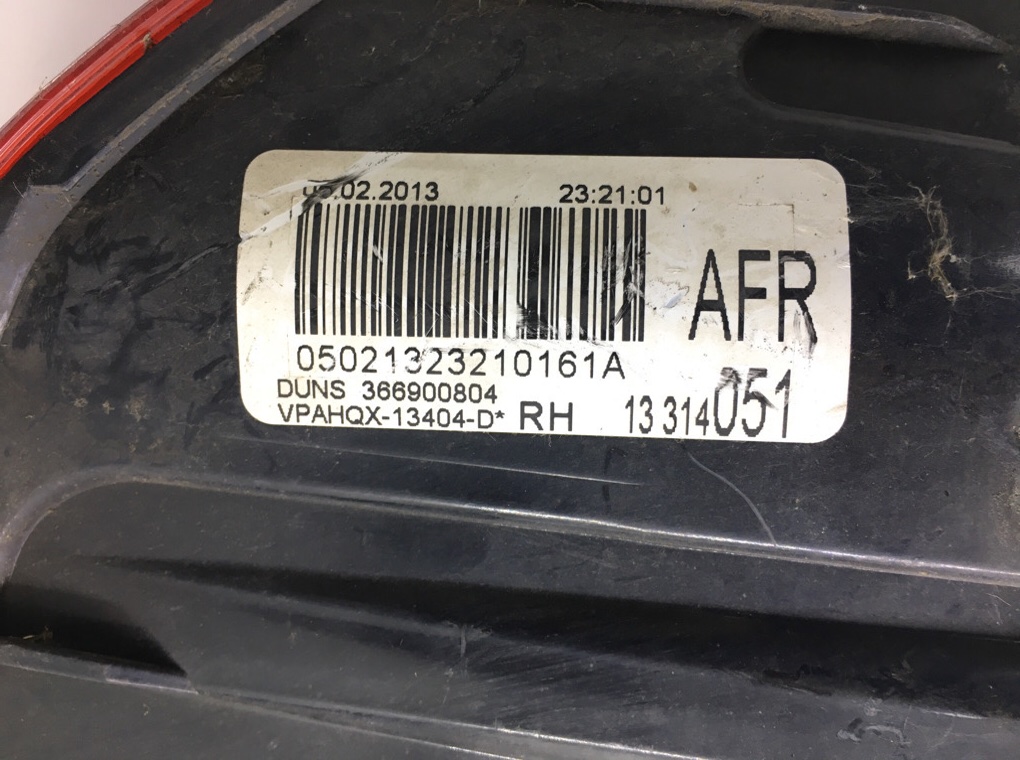 Фонарь задний правый для Opel Astra, 2013 г. 2.0 CDTi дизель б/у — фото 5