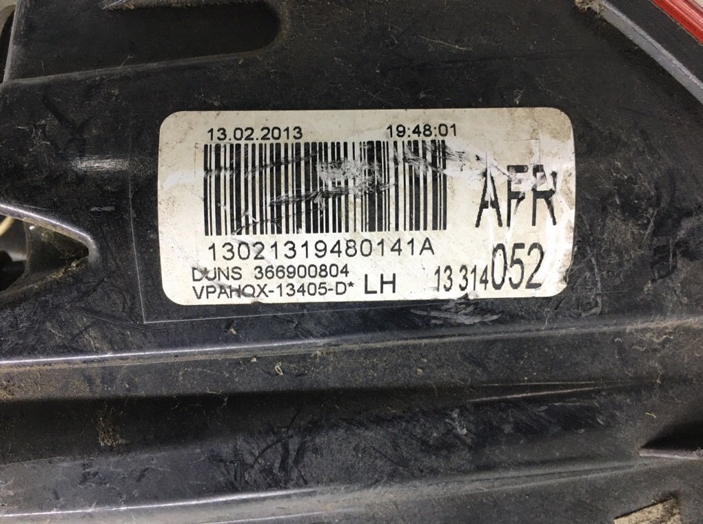 Фонарь задний левый для Opel Astra, 2013 г. 2.0 CDTi дизель б/у — фото 5