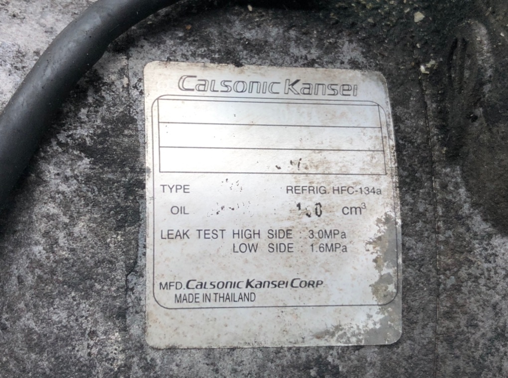 Компрессор кондиционера для Nissan Qashqai+2, 2008 г. 2.0 DCi дизель б/у — фото 5