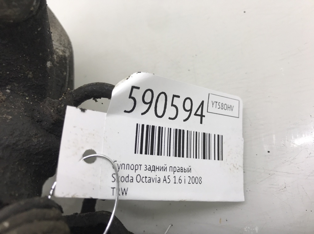 Суппорт задний правый для Skoda Octavia, 2008 г. 1.6 i бензин б/у — фото 6
