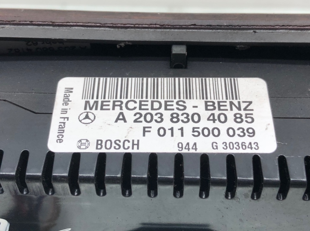 Блок управления печки/климат-контроля для Mercedes C W203, 2007 г. 2.2 CDi дизель б/у — фото 5