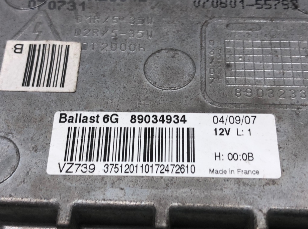 Блок розжига ксенона для Renault Laguna, 2008 г. 2.0 DCi дизель б/у — фото 5
