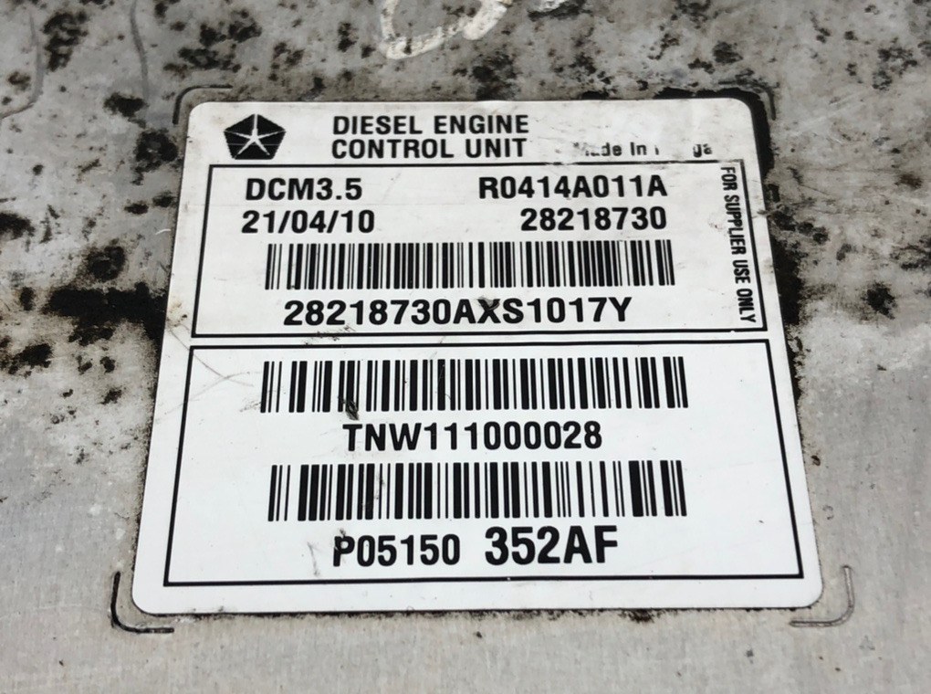 Блок управления двигателем для Jeep Patriot, 2011 г. 2.2 CDi дизель б/у — фото 5