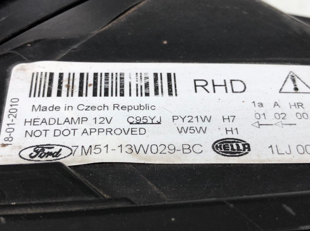 Фара правая для Ford C-Max, 2010 г. 1.6 i бензин б/у — фото 5