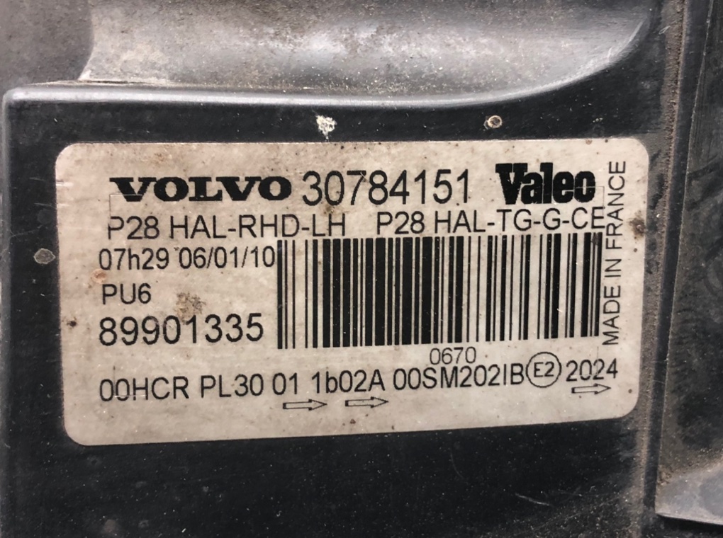 Фара левая для Volvo XC90, 2008 г. 2.4 TD дизель б/у — фото 6
