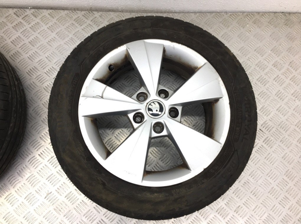 Диски литые R16 для Skoda Octavia (6.5Jx16 5x112 ET46 DIA57.1) б/у — 4 шт. — фото 6