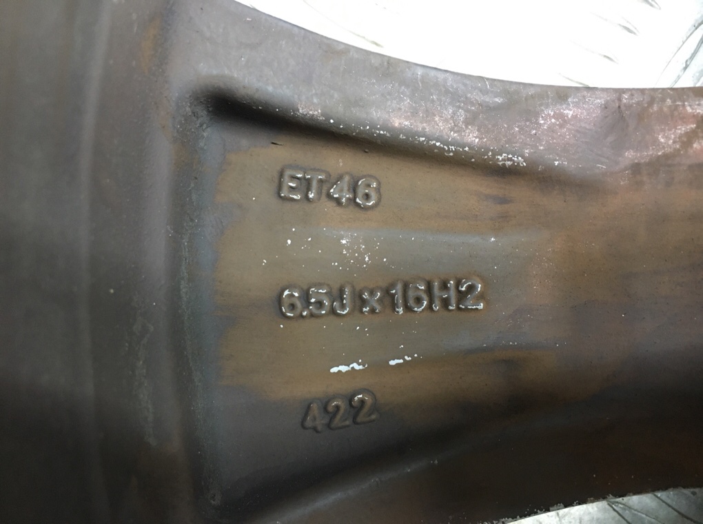 Диски литые R16 для Skoda Octavia (6.5Jx16 5x112 ET46 DIA57.1) б/у — 4 шт. — фото 16