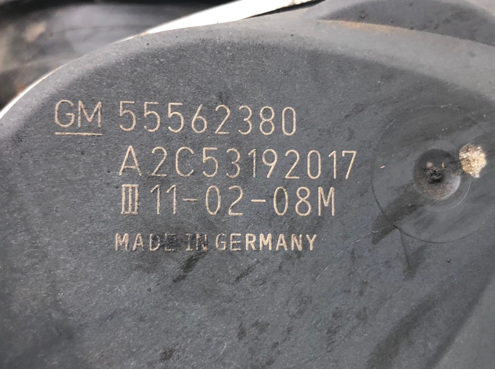 Заслонка дроссельная для Opel Astra, 2008 г. 1.8 i бензин б/у — фото 5