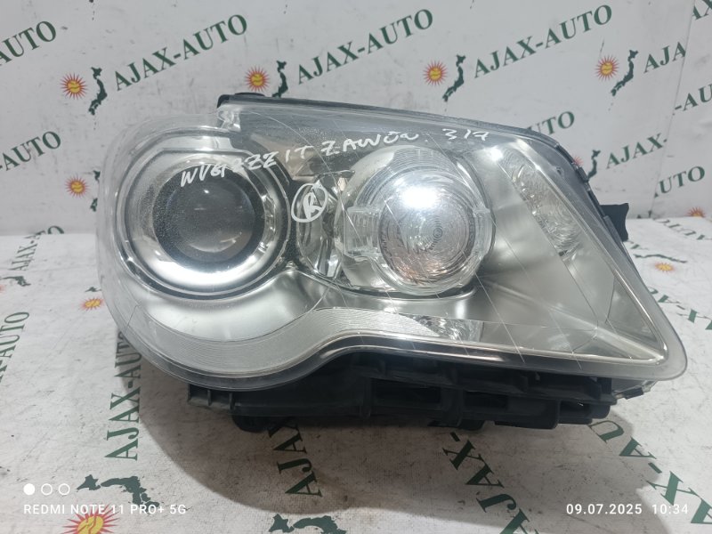 Фара передняя правая VOLKSWAGEN TOURAN WVGZZZ1TZAW контрактная