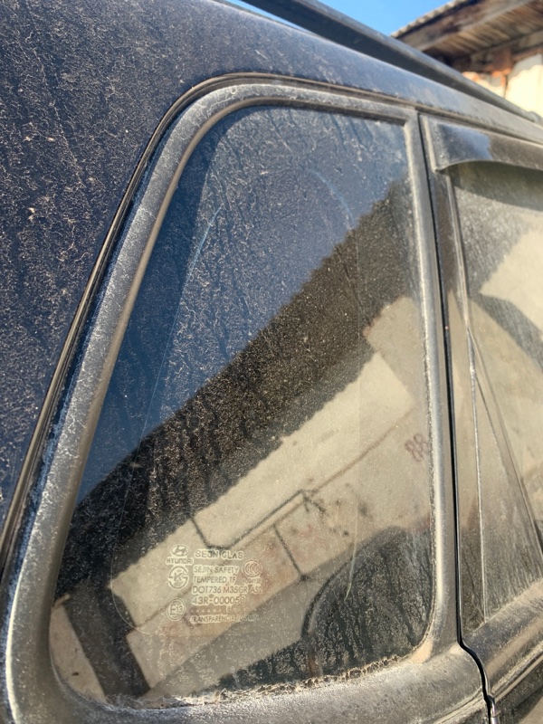 Стекло двери (форточка) Hyundai Tucson 2.0 ДИЗЕЛЬ 2007 (б/у)