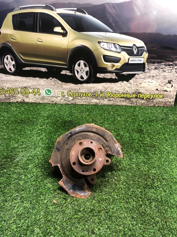 Кулак поворотный Renault Logan 1 K7M 2006 передний правый (б/у)